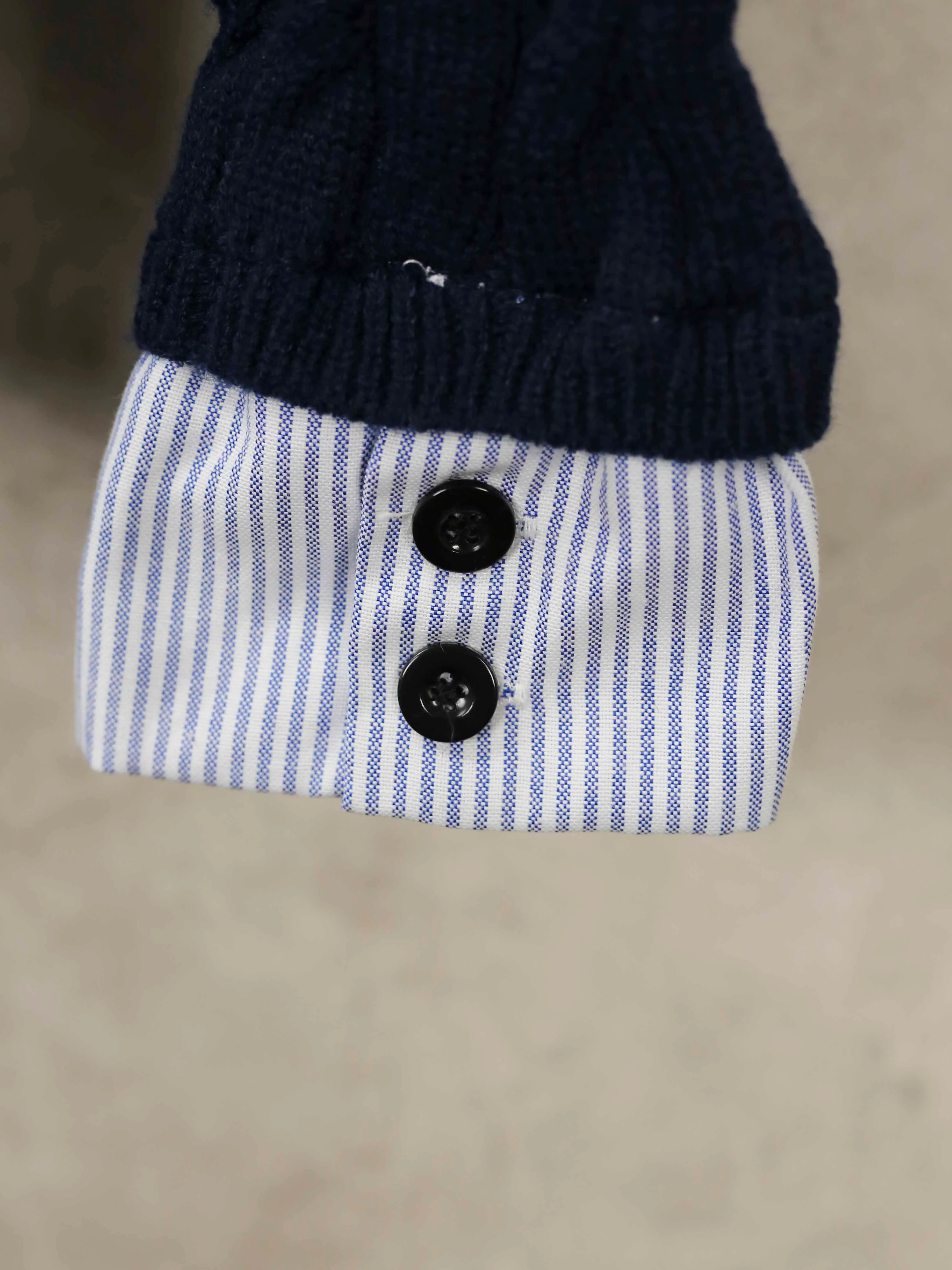 Navy blue detailed real shot # P280